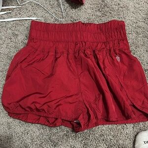 Free people The way Home shorts size M color red